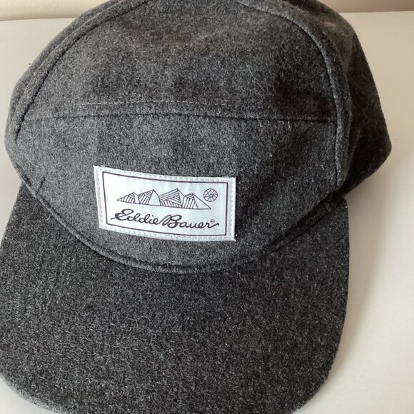 Eddie Bauer Men's Hat Flat Wool Blend Cap Newsboy Driving Cabbie Gatsby - Picture 2 of 7